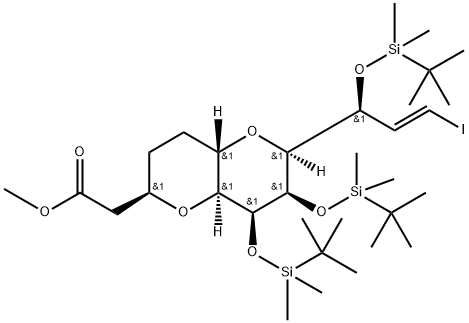 Metil 2-((2R,4aS,6S,7R,8S,8aS)-7,8-bis((tert-butildimetilsilil)oksi)-6-((S,E)-1-((tert-butildimetilsilil)oksi )-3-iyodoalil)oktahidropirano[3,2-b]piran-2-il)asetat