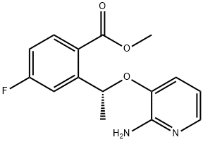 metil(R)-2-(1-((2-aminopiridin-3-il)oksi)etil)-4-fluorobenzoat