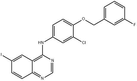N-[3-Chloro-4-(3-fluorobenziloxy)fenyl]-6-iodoquinazolin-4-amin