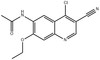 n-(4-Xloro-3-siyano-7-etoksi-6-xinolinil) asetamid