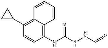 N-(4-Siklopropil-1-naftalenil)-2-formilhidrazinkarbotioamid
