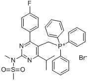 Fosfonium, [[4-(4-fluorofenil)-6-(1-metiletil)-2-[metil(metilsulfonil)amino]-5-pirimidinil]me